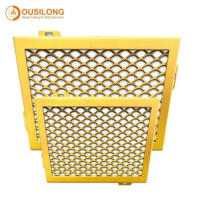 China Modern Aluminum Decorative Mesh Wall Panels Ceiling Panel Metal Facade Exterior Cladding for sale