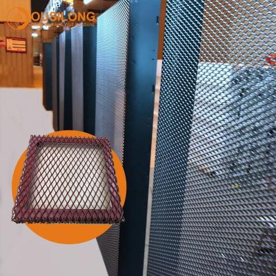 China Modern Decorative Metal Facade Cladding Mesh Material Aluminum Exterior Wall Ceiling Panel for sale