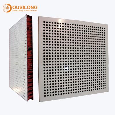 China Modern Aluminum Honeycomb Core Sandwich Panels Fireproof Facade Wall Aluminum Composite Panel for sale