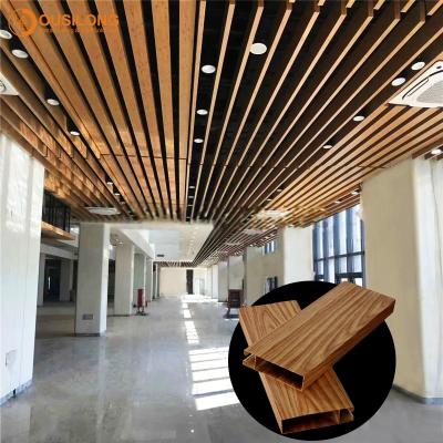 China Artistic Ceilings Metal Suspended Artistic Aluminum Square Ceiling Building Materials Tube Partition Ceiling Tiles for sale