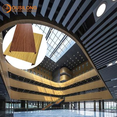 China Artistic Ceilings C Shape Strip Ceiling Building Materials Aluminum Metal Suspended Partition Ceiling Tiles for sale