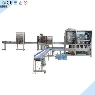 China Factory Price Stainless Steel 5 Gallon Water Bottle Production Line Beverage New Automatic Filling Machine for sale