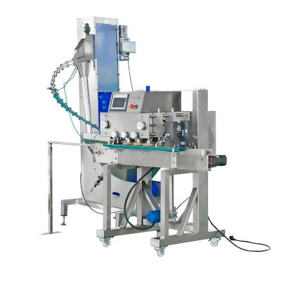 China Automatic Food Bottle 200 Minute Inline Twist Off Glass Jar Capping Machine for sale