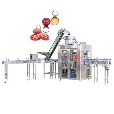 China High Speed ​​Automatic Ring Pull Bottle Beer Food Crown Capping Machine for sale