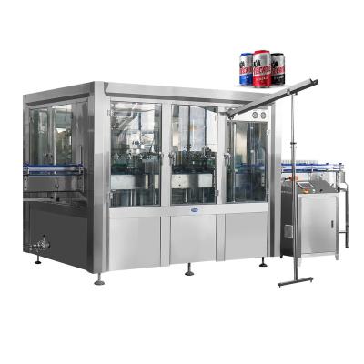 China Whole Line Automatic PET Tin Can Filling Sealing Machine Aluminum Food For Carbonated Drink Juice Soda Water Soft Drink Beer for sale