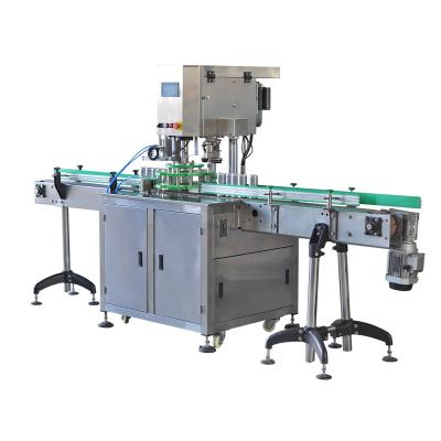 China Automatic single head food tin can seamer sealing machine for sale