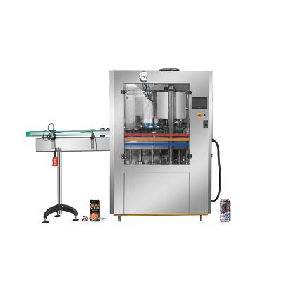 China Food Can Tin Sealing Machine 100-120 CPM 4 Head Automatic Cans Sealing Machine for sale