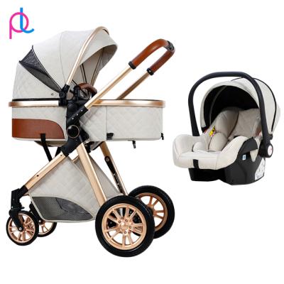 China Factory direct multifunctional 3 in 1 luxury baby pram with wholesale price for sale