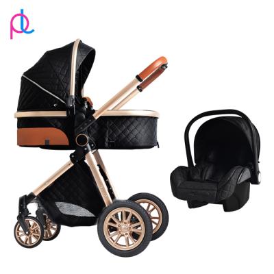 China Carry Baby Easily Wholesale 3 in 1 Travel Cheap System Luxury Baby Stroller with Bassinet and Carseat for sale