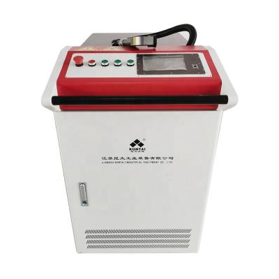 China Kuntai 3000W Metal Laser Metal Cleaner Fiber Laser Rust Paint Oil Cleaning Dust Removing Machine for sale