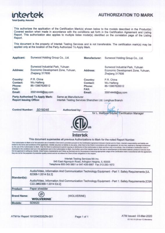 ETL - Sunwood Holding Group Co., Ltd.