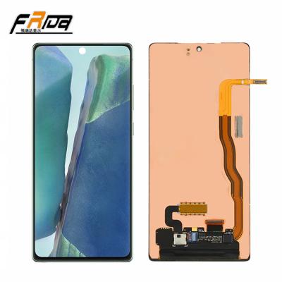 China Smartphone LCD Display For Samsung Galaxy Note 20 Mobile LCD Screen With Touch Digitizer Replacement For Samsung 6.7 for sale