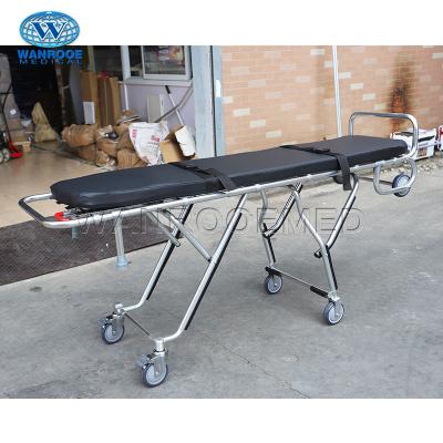 China GA200E American Style Burial Corpse Folding Corpse Body Transfer Trolley Mobile Mortuary Trolley for sale