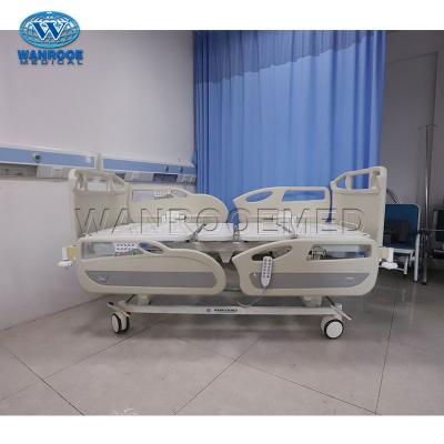 China BAE508 5 Metal Function Folding ICU Medical Electric Adjustable Patient Bed Price for sale