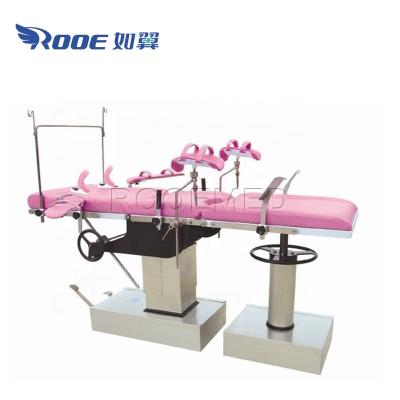 China A-2002A Universal Hydraulic Labor Bed Hospital Beds Gynecology Examination Examination Delivery Bed for sale