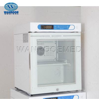 China WR-YC-45L Commercial Hospital Medical 2-8 Degree Mini Refrigerator With LED Light Inside for sale