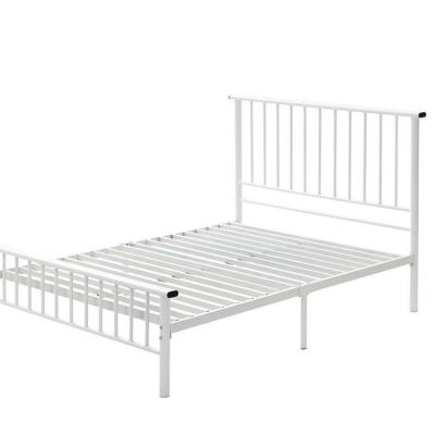 China (Other) Adjustable Headboard Iron Bedroom Furniture Metal Double Bed Frame, Queen Bed Frame With Headboard for sale