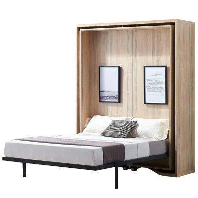 China Twin Collapsible Frame Wallbed Hidden Vertical Folding Hidden Wall Bed For Space Saver Queen for sale