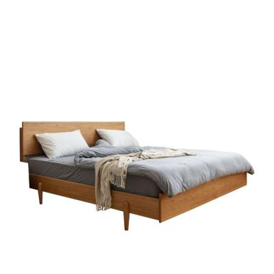 China High Quality Modern Single Frame Contemporary European Home Headboard Single Wooden Bed for sale