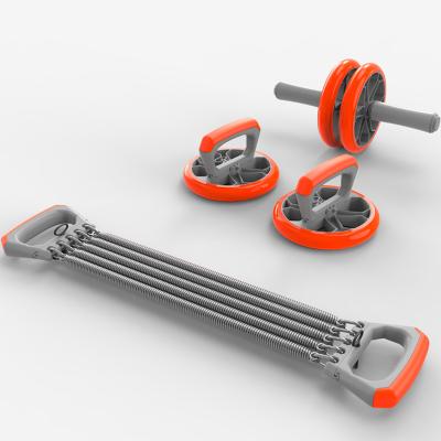 China Fitness Hot Sale Fitness Equipment SET Abdominal Roller SET With Push Up Bar for sale