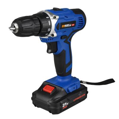 China Hot Sale 21V Professional Home Use Lithium Battery Cordless Electric Power Drill Wood: 30mm for sale