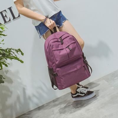 China Hot Selling Waterproof Fashionable Girl Bag School Backpack Woman USB Backpack for sale