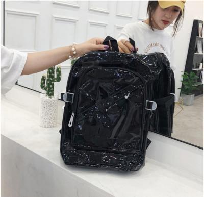 China Fashion waterproof color backpack woman backpack for female student PVC school bag bagpack for sale