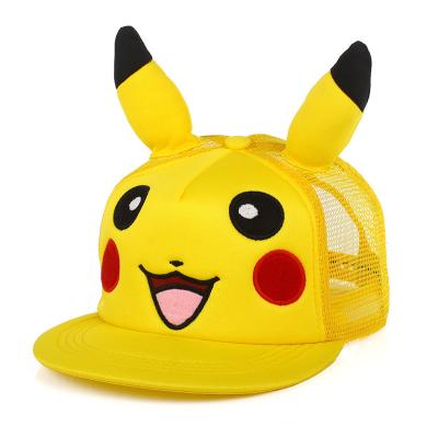 China Custom OEM COMMON 3D Print Crazy Sport Small Mesh Trucker Caps Smiley Hat Personalized Anime Net Baseball Boys and Girls Kids Hats for sale