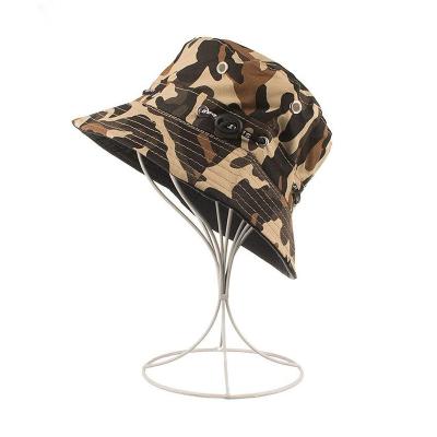 China Fashion\Manufacturer Wholesale Custom Logo Pure Cotton Bulk Canvas Comfortable\Durable Fishermans Hat Camouflage Sun Bucket Hat Unisex for sale