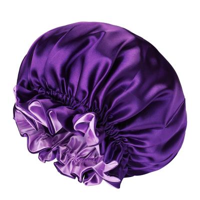 China Fashion\Wholesale Custom Comfortable\Durable Adjustable With Logo Satin Braid Designer Inspired Women Cowl And Durags Turbans Sets African Silk Cowls for sale