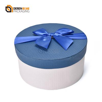 China 2018 Best Flower Recyclable Selling Round Box With Ribbon Factory Directly Wholesale for sale