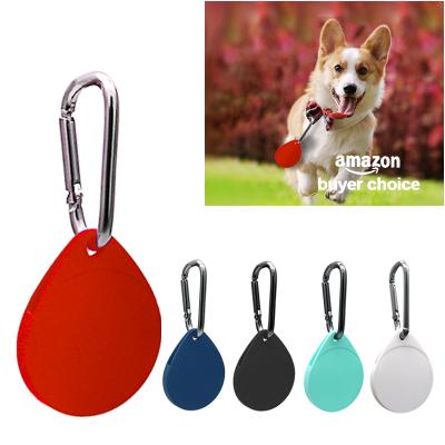 China Anti-fall Air Tags Accessories Pet Scratchproof Protective Bag Anti-lost Key Ring Cover For Airtag Case Airtags Key Chain for sale