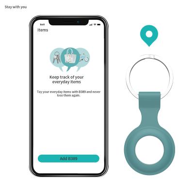 China Anti-drop Silicone Protector Cover For AirTags Shockproof Silicone Anti-drop Key Chain Anti-scratch Protective Case For AirTags Airtag for sale