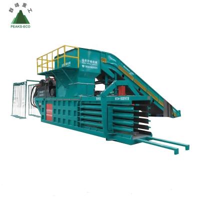 China Factory Waste Paper, Newspaper Cardboard Box Cardboard Compress Press Machinery Horizontal Hydraulic Press for sale