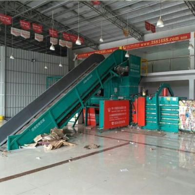 China Waste Wrapping And Recycling Hydraulic Press Cotton Lint Paper Baler Wrapping Machine for sale