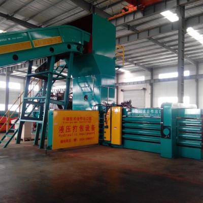 China Scrap Packing And Recycling Balers Horizontal Baler Machine Industrial Compactors for sale