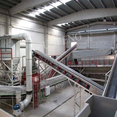 China Commercial Solid Waste Insurance Municipal Solid Waste Msw Sorting Line for sale