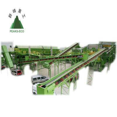 China Municipal Solid Waste ISO Certified Manufacturer CE Qualified Waste Sorting System Machinery msw waste sorting solution for sale