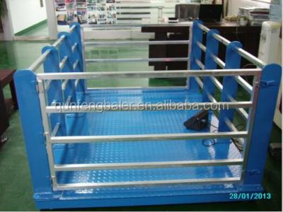 China Q235 Steel Livestock Animal Weighing Scale / Scale For Cattle Cow Pig Pig Goat Sheep for sale