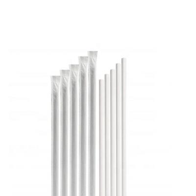 China New Design Disposable Eco-Friendly Straws Individually Wrapped Paper Straws Custom Size Drink Straws for sale