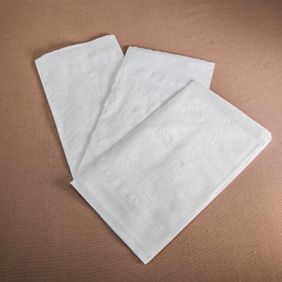 China Wholesale Printed Embroidered Disposable Cocktail Napkins Paper Print Custom Logo Decoupage Dinner Napkin Fold Fold for sale