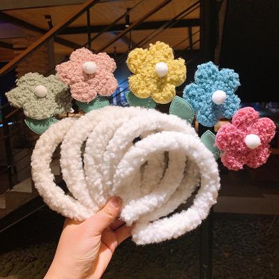 China 2020 Hairy Felt Flower Headband Wedding Hair Accessories Suppliers Hairband For Women for sale