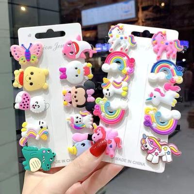 China Wedding Cute Rainbow Hairpins Cartoon Bobby Pin Hair Clips Girls Children Headband Kids Accessories for sale