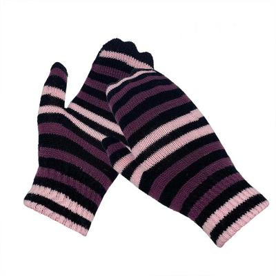 China Comfortable Cheap Daily Warm Mittens Knitted Gloves for sale