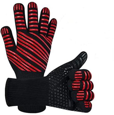 China Comfortable kitchen cooking with high temperature gloves for sale