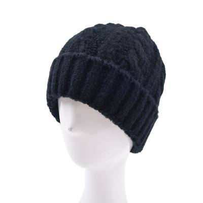 China COMMON High Quality Acrylic Winter Warm Custom Knitted Hat for sale