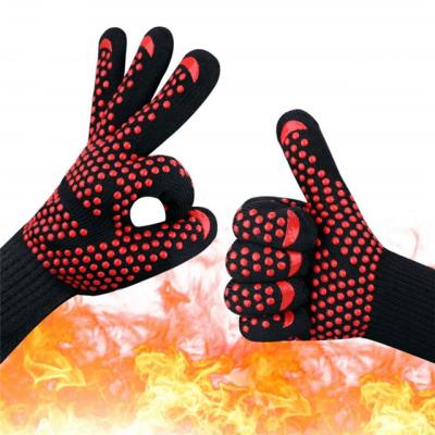 China High Performance BBQ Mitt Comfortable New Design Anti-skid And Heat Resistant Mitt for sale