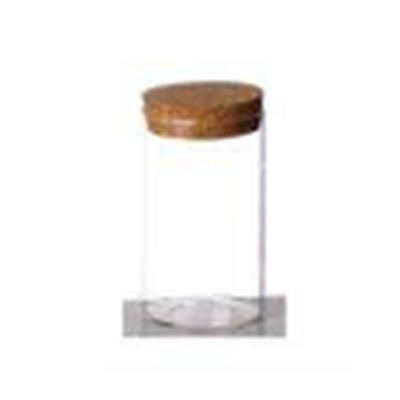 China Viable Hot Selling Honey Cookie Storage Jar Glass Container Food Glas Airtight Jar With Cork Lids/Glass Jar for sale