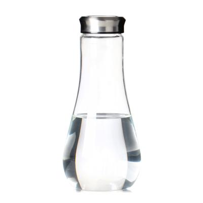 China Sustainable Wide Mouth Glass Water Bottle With Borosilicate Glas With Custom Logo for sale