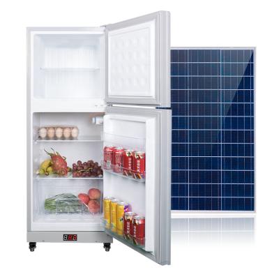 China MINDTECH COMPRESSOR Complete Kits Solar Fridge with 128L Fridge, Solar Panel, Battery for sale